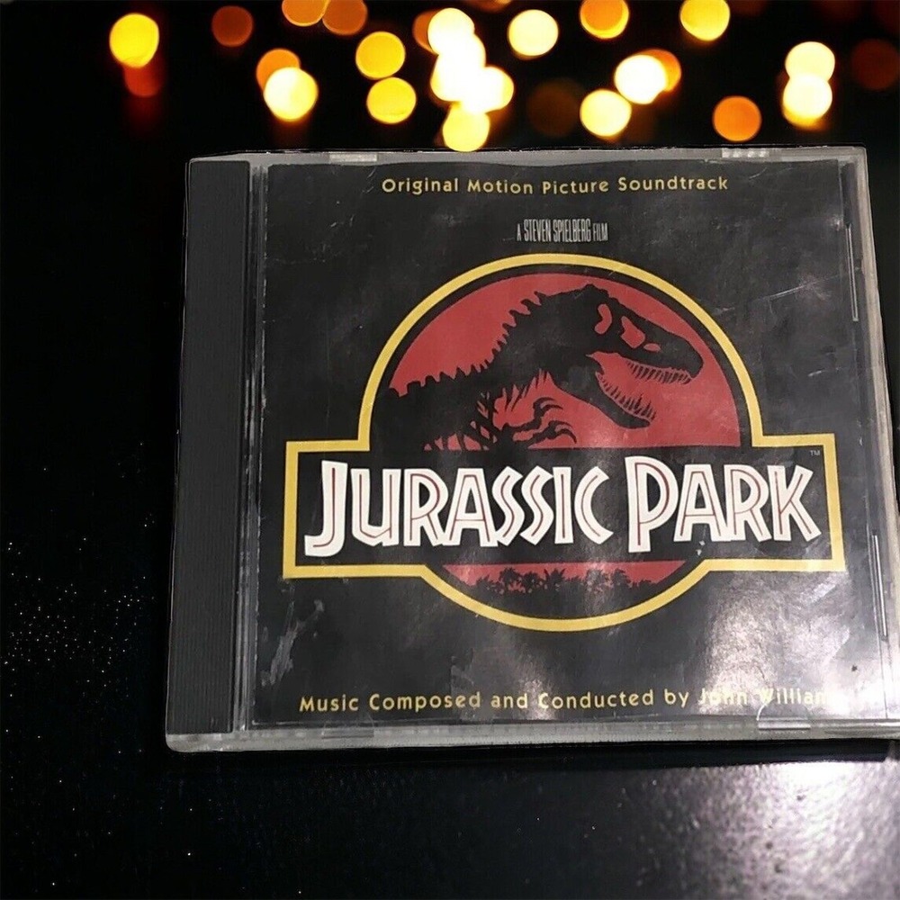 Vintage Jurassic Park CD Original Movie Soundtrack 16-Track 1990s Album